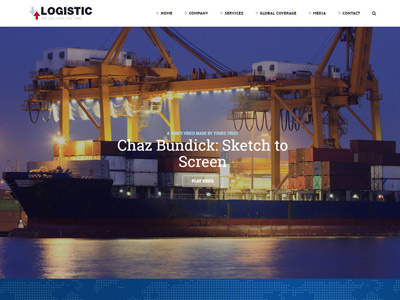 VEDA Logistic Demo logistic responsive theme transport web design website website design wordpress