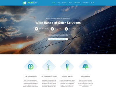 Solar Zone | Clean Energy WordPress Theme