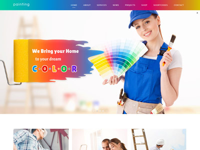 Paint - Painting Company WordPress Theme