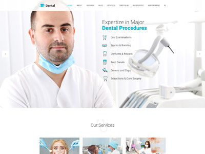 Dental Health - Dentist Clinic Medical WP theme