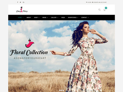 Classy Missy - eCommerce, WordPress Fashion Shopping Theme ecommerce fashion responsive shopping theme web design website design wordpress