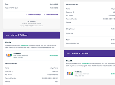Email Receipt email graphic design invoice notification typography ui ux