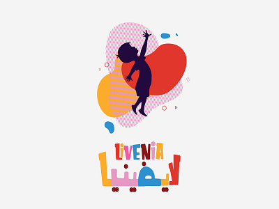Livenia branding design flat graphic graphic design logo