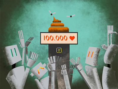 Instagrambots affinity designer character design digital illustration instragram robots vector