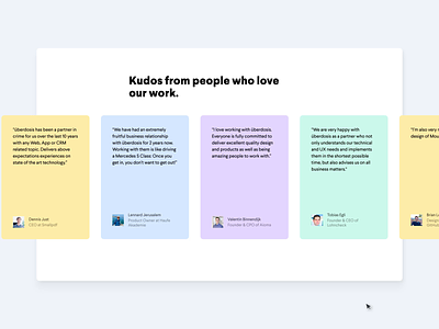 Slide by Slide interaction interaction design quotes slide by slide slider ui design website