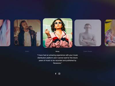 Let’s slide animation interface design music platform sales platform slider ui design visual identity