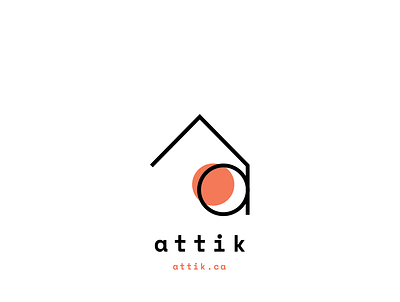 logo design for attik a home house logo property management strata