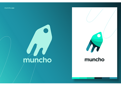 Muncho app logo m logo muncho rocket tag