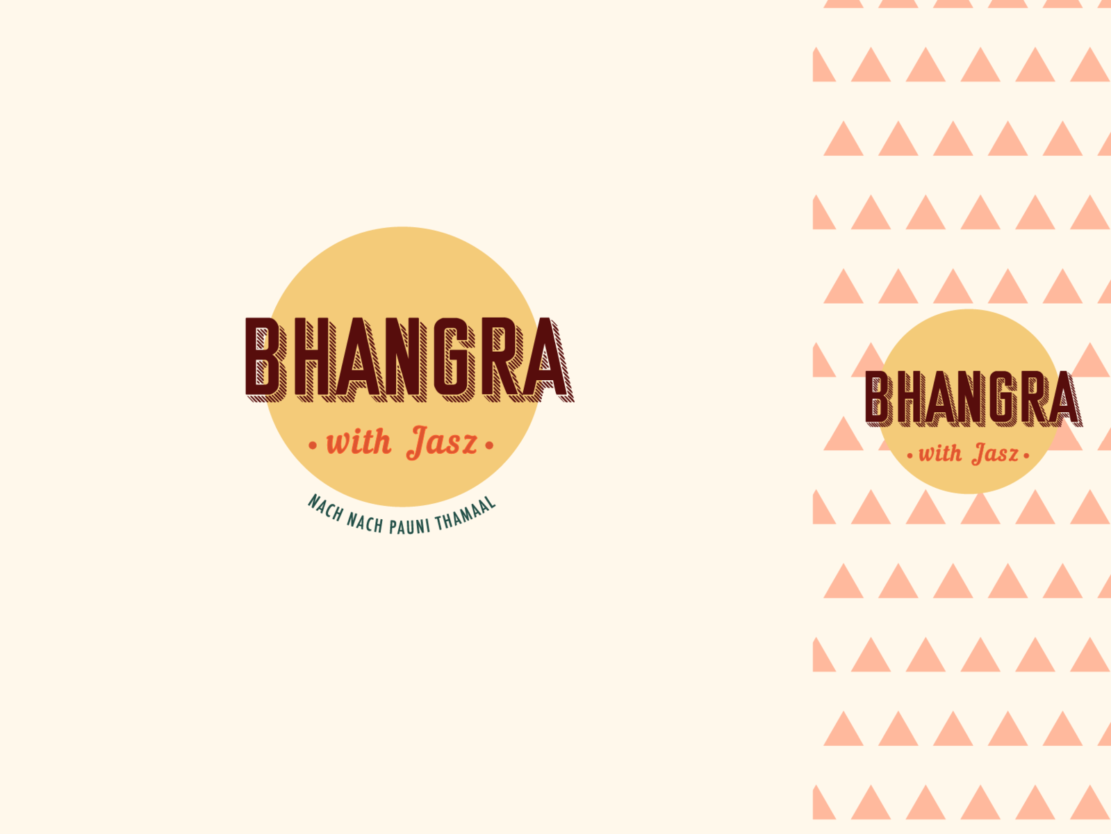 Premium Vector | Bhangra classes bring out the punjabi in you vector mascot  logo template