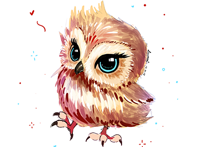 Owl drawings sai