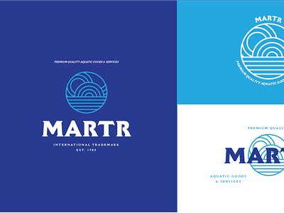 Martr blue branding design icon learning logo logo marks typography vector