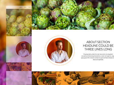 Restaurant Landing Page (WIP) beautiful imagery in progress landing page one page photography undisclosed