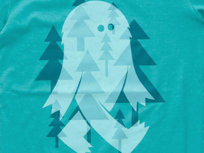 Yeti Tommy Doyle design graphic illustration t shirt tommy doyle vector woods yeti