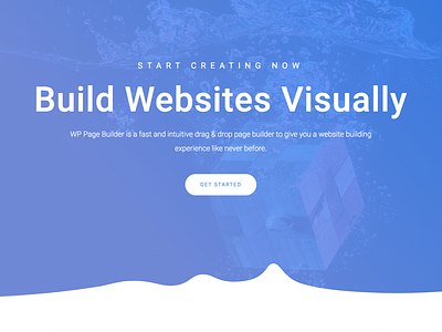 Hero Section (try demo wp page builder) branding design pagebuilder typography ui ux vector web website wp pagebuilder