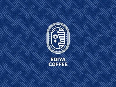 " EDIYA COFFEE " Visual Identity design concept bi branding cafe ci coffee logo pattern visual