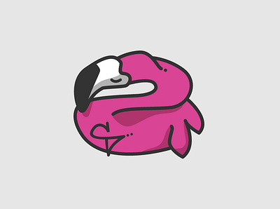flamingo artwork character illustration design design character digital illustration flamingo graphic design illustration