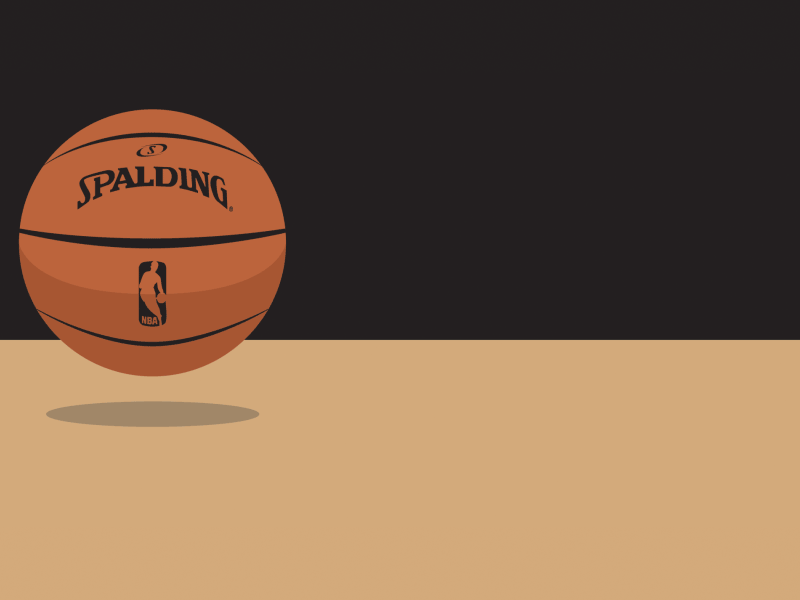 Whole New Game animated gif animation basketball design graphic design hand lettering illustration lettering nba sports typography