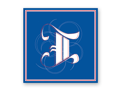 World Cup Letters: Iceland flag gothic graphic design hand lettering iceland lettering typography world cup