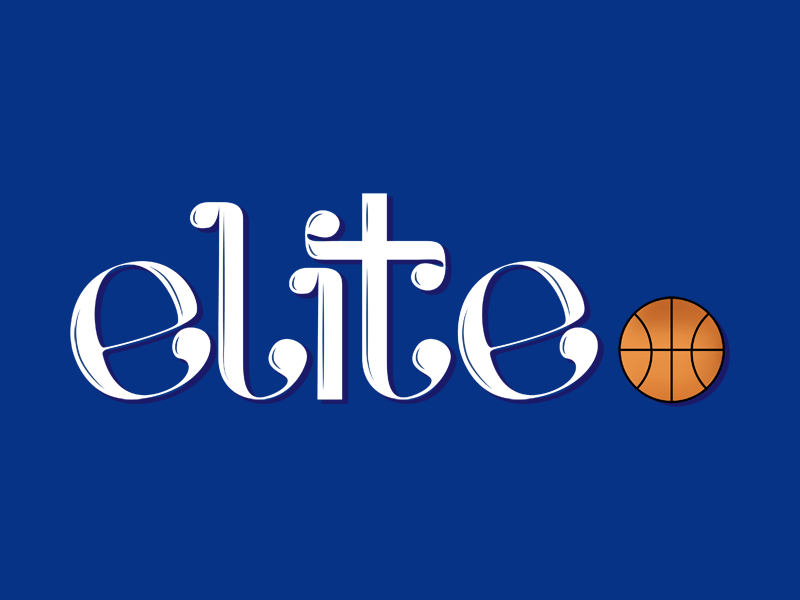 Elite Eight animation basketball graphic design hand lettering illustration lettering march madness ncaa tournament sports typography