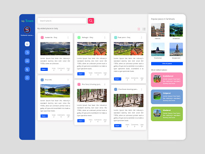 tour dashboard color theme dashboard dashboard design dashboard flat design dashboard template flat color ui tour dashbaord ui ux website website concept website design