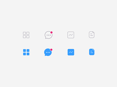 Flat Icons branding flat design flat ui icon design icon set ui ui design ui ux