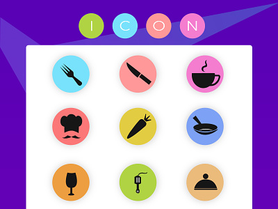 Icon Set icon illustrations icon set icon vectors illustration kitchen dining set