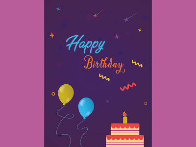 birthday greeting birthday greeting greeting card illustraion illustration art