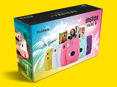 Packaging ambalaj tasarımı box brand branding instax logo package packaging packaging design photo camera