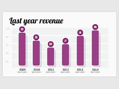 Presentation Template - Chart chart presentation purple template