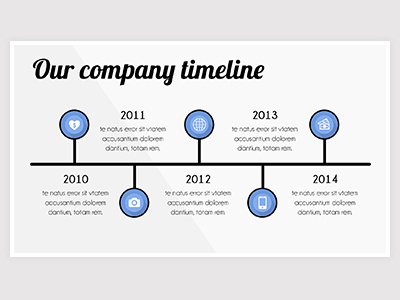 Presentation Template - Timeline presentation template timeline