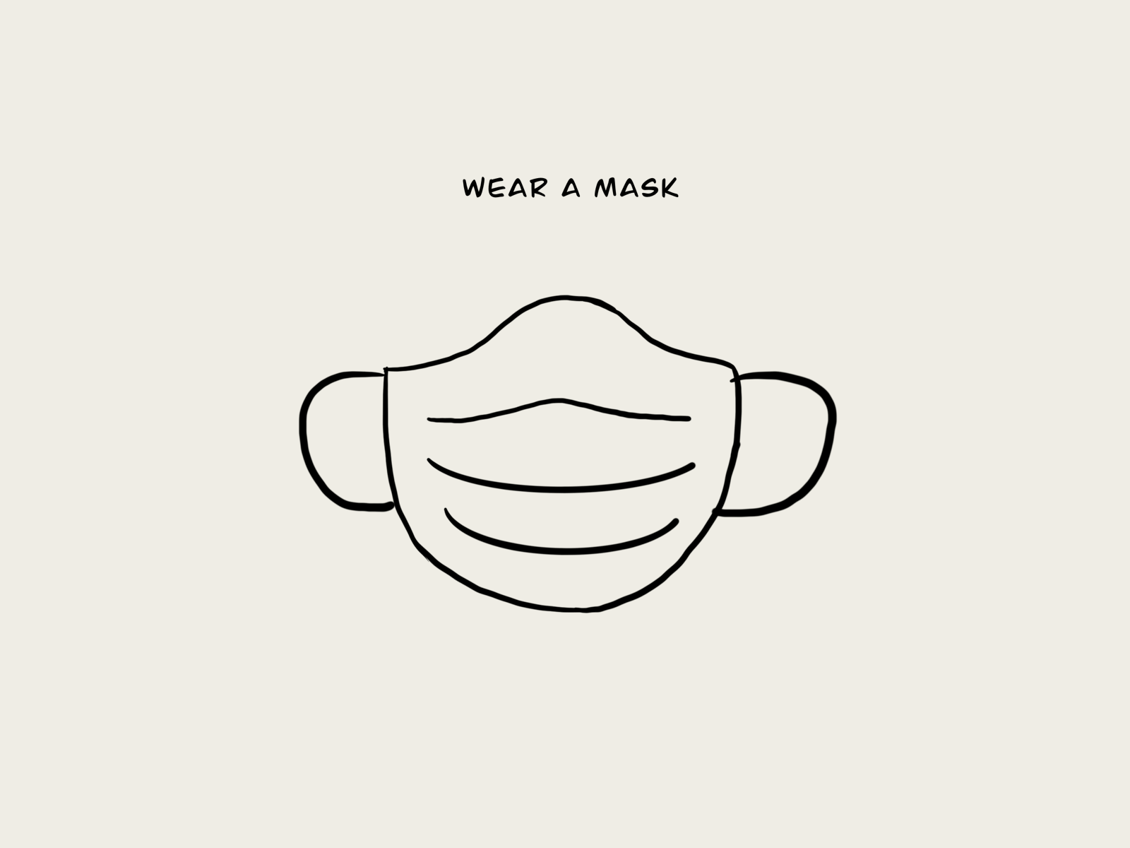 Wear a mask animated animator art covid 19 design doctor doodle illustration art illustrator lineart minimal safety sketch staysafe