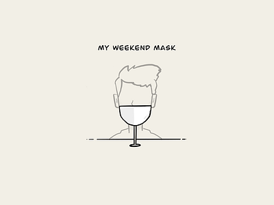 My weekend mask. 😷 What’s yours? art direction artist branding concept art covid 19 digitalart doodle doodles draw drawing drinks friday night illustration illustration art lineart mask minimal sketch weekend wine glass
