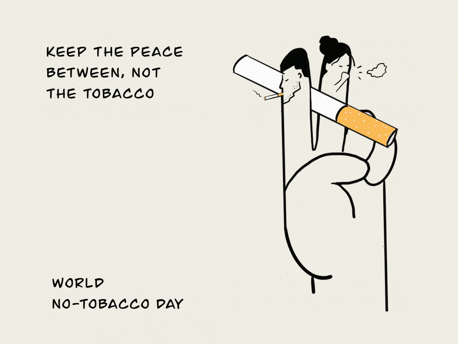 Keep the peace between, not the tobacco