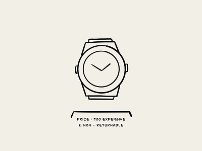 Time is precious, use it wisely. branding design draw expensive graphic design illustration illustration art lineart logo minimal money sketch time watch