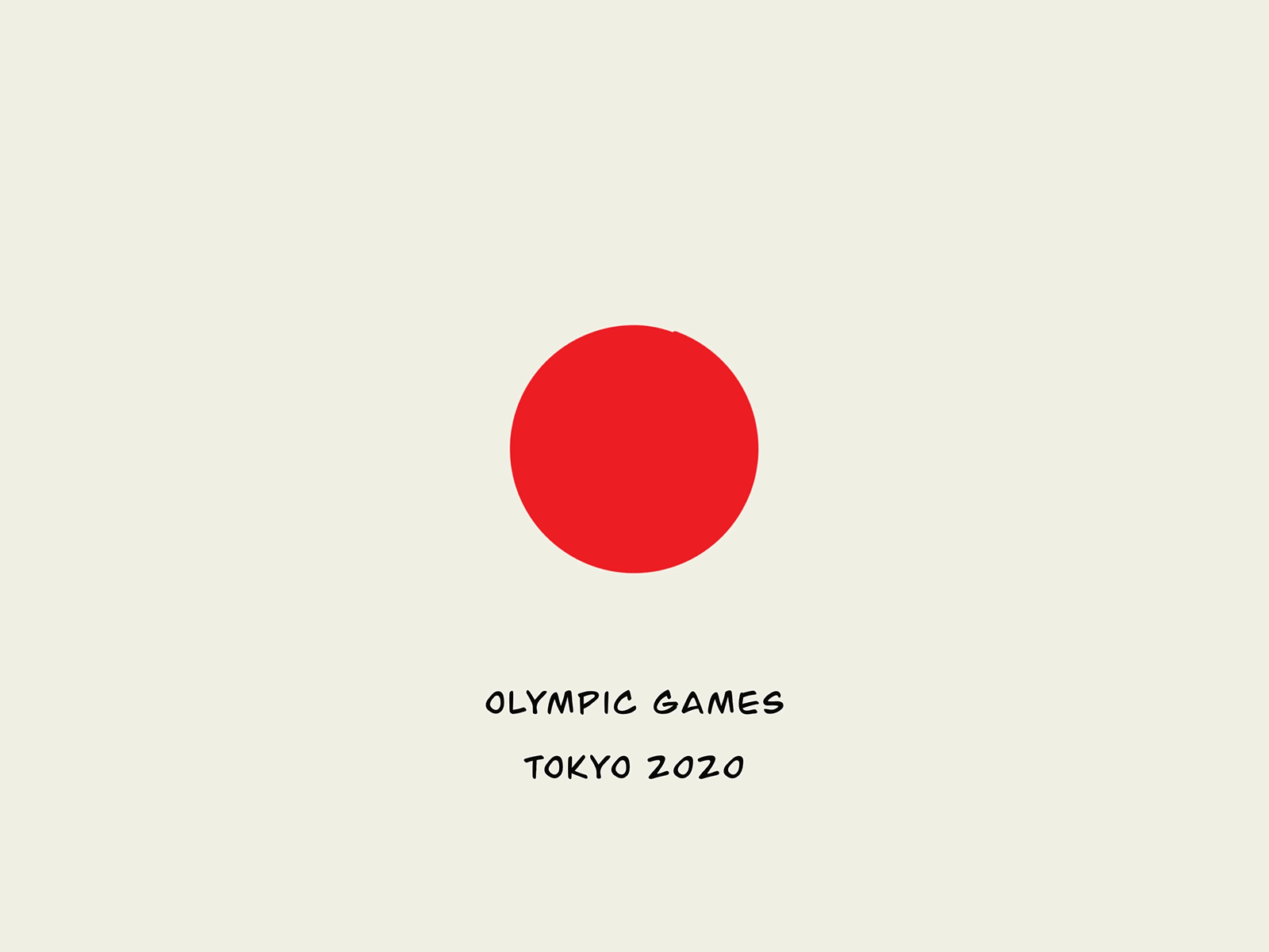 Olympic Games Tokyo 2020 starts from today! animation design draw graphic design illustration illustration art lineart minimal motion graphics sketch