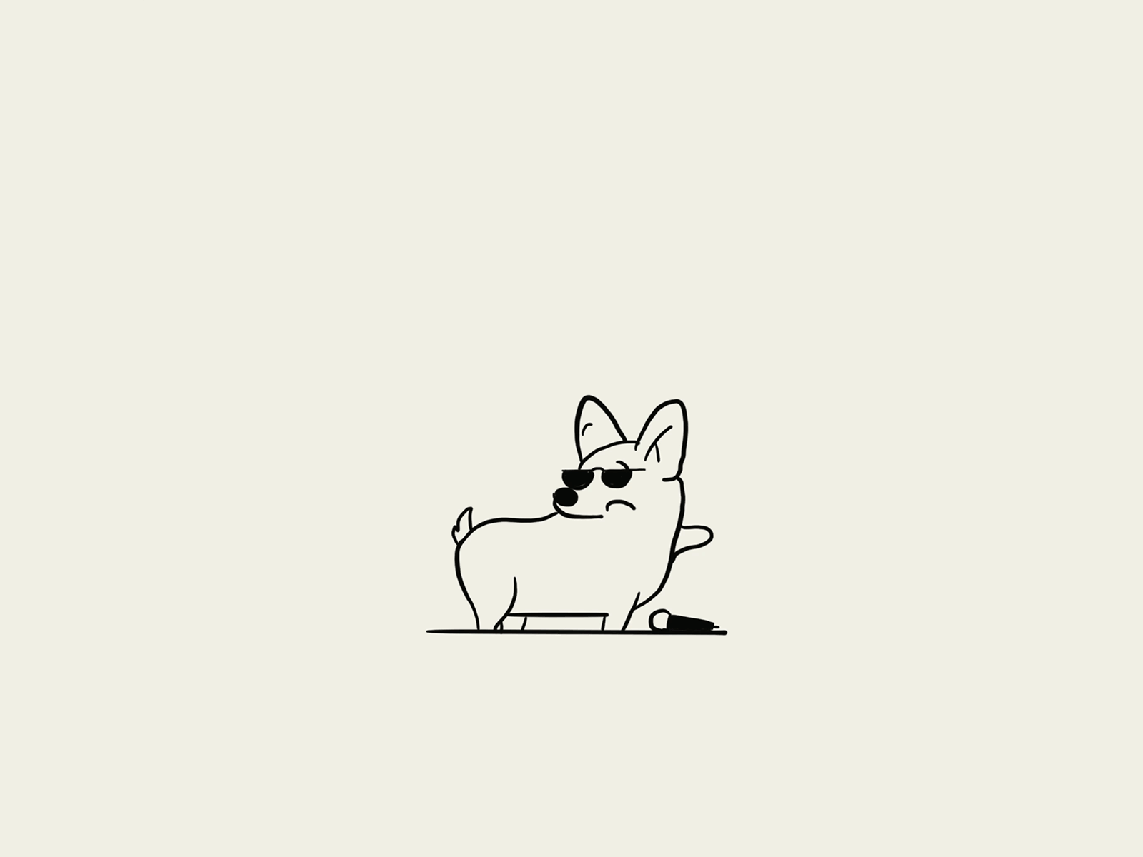 Every dog has its day. International Dog Day! 2d animation design dog draw illustration illustration art lineart motion graphics sketch ui