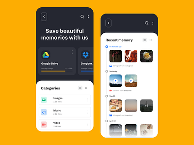 Advance File Management Concept - Sketch android clean concept file manager minimalist mobile modern storage ui ux