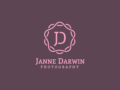 Jane Darwin - wedding photographer monogram brand mark logo logo mark monogram photography photography logo design simple wedding wedding photographer