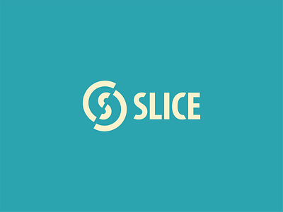 Slice circle logo mark s simple slice
