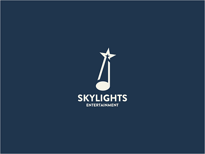Skyights music note spot light start
