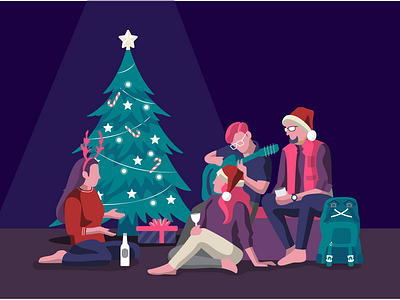 Christmas design illustration vector