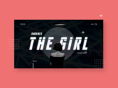 Movie Perdana Website Concept branding design dailyui dark design designer film girl grapicdesign illustration landing page movie typography ui ux web website