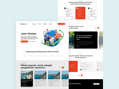 Jatengtrip.com UI Design