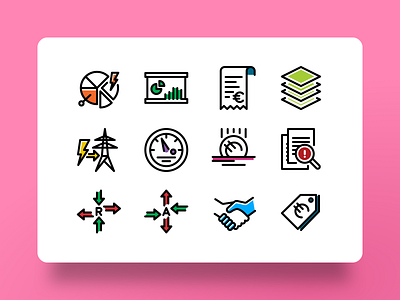 Energy Sector - Organizational Domain Icons