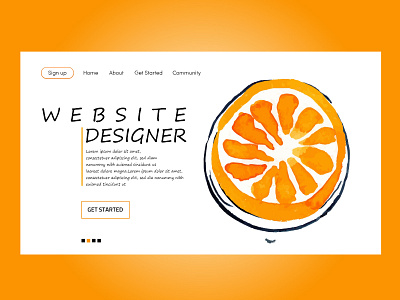 Orange animation app beautiful branding car creative design home icon illustration logo style typography ux vector