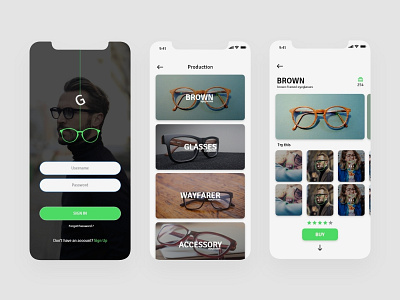 Buy App _ GLASSES animation app beautiful car carnew creative design flat home icon ios lettering logo mobile new style ui ux web website