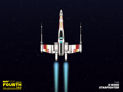X-Wing Starfighter maythe4thbewithyou space spaceship star wars x wing