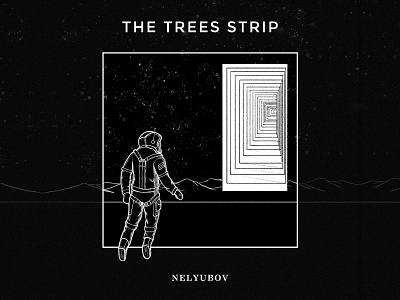 Nelyubov Cover Art astronaut cover art drawing illustration space