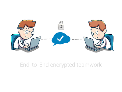 Secure encrypted teamwork animation clean collaboration project slack stackfield tasks teamwork ui web work
