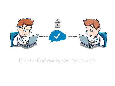 Secure encrypted teamwork
